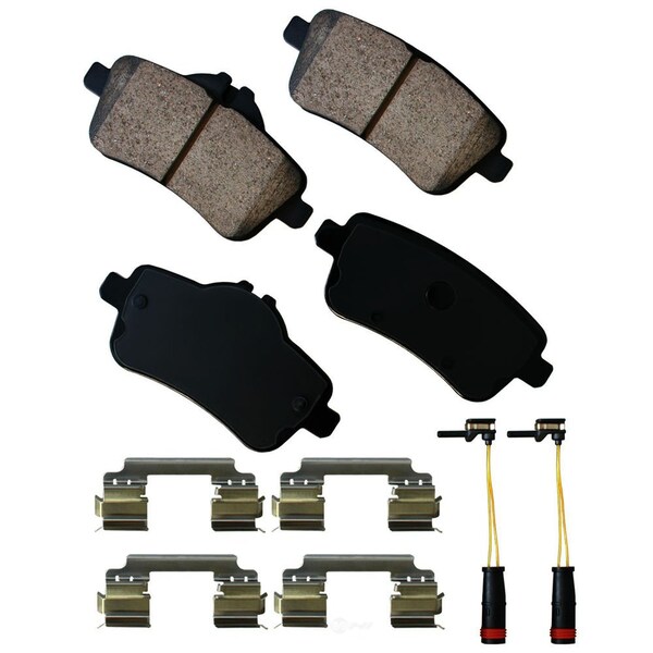 Akebono Euro Akebono EUR1630 Euro Ultra Premium Ceramic Pads EUR1630 - main